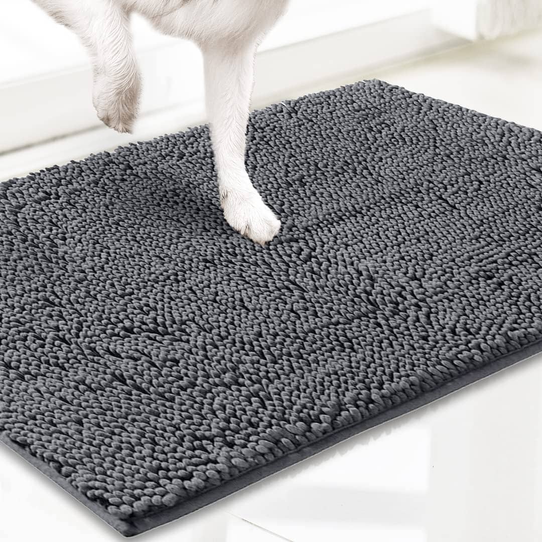 Ompaa Indoor Door Mat, Dog Rugs for Muddy Paws, Mud Mats for Dogs