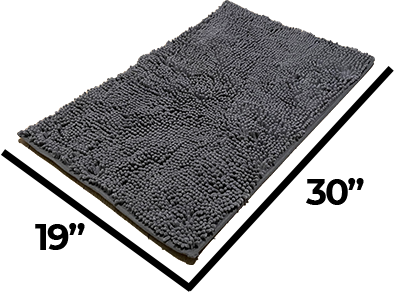 My Doggy Place Dog Mat for Muddy Paws, Washable Dog Door Mat, Brown, L 
