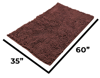 Chocolate Brown Anti-Mud Mat